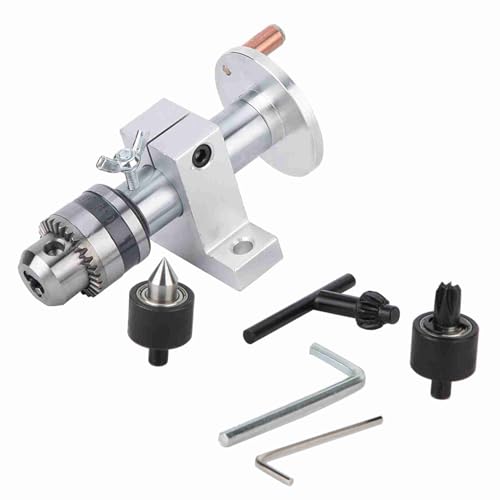 Klanata DIY Woodworking Live Revolving Center, Center with Wrench for Mini Lathe Machine, Suitable for DIY Projects and Woodturning