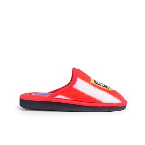 MARPEN SLIPPERS Zapatillas de casa Atlético de Madrid Oficiales Temporada 24/25 para Hombre o Mujer, Ligeras de Invierno, Rojiblancas, Talla 44