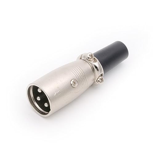 Conectores XLR de 3 pines macho y hembra pack de 10 unidades para cables de micrófono 4
