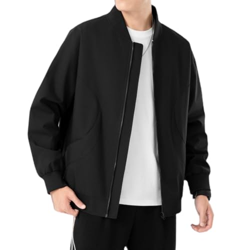 Men's Wind-Resistant Bomber Jacket - Lightweight & Breathable with Multi-Pocket for Golf & Outdoor & Daily