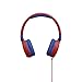 JBL JR 310 - Kids On-Ear Headphones (Red/Blue), Small