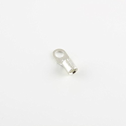 12-10 Ga. Narrow-Profile Ring Terminals, #8 Stud - (Pack of 50)