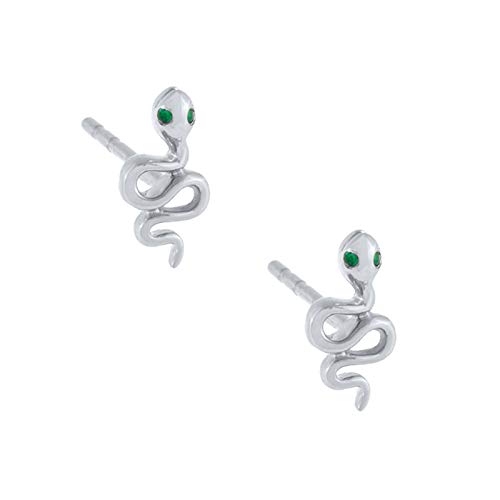 Pendientes serpent boucle d'oreille en argent pour femme bijoux fins tendance mariage et fête