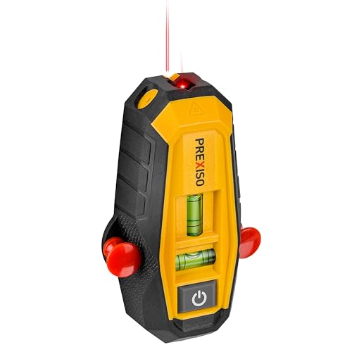 PREXISO 2-in-1 Line Laser Level with Magnetic Stud Finder,...