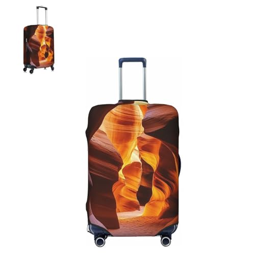 Luggage Cover Elastic Suitcase Cover Protector Antelope Canyon Luggage Covers Travel Suitcase Covers Carry On Luggage Sleeve Suitcase Baggage Cover for Adult Travel
