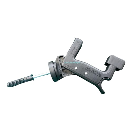 Super Top Grillo 6 uds. tornillo 70 mm negro | Tope automático patentado EsinPlast | Ajustable 44-60 mm | Para persianas y persianas | Compatible con aluminio, madera, hierro PVC