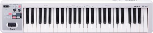 Roland A-49 Lightweight 49-Key MIDI Keyboard Controller, White