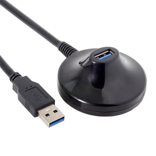 JSER USB 3.0 Type-A Male to Female Extension Dock Station Docking Cable 0.8m
