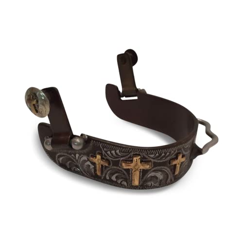 The Colorado Saddlery Men's Los Cruces Bumper Spur, Antique Brown