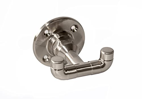 Design House 580647 Kimball Double Robe Hook, Satin Nickel #TOP7