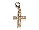 Enez Anhänger Dangle Charms Charm Kreuz (2,1 x 1,4cm) r2060