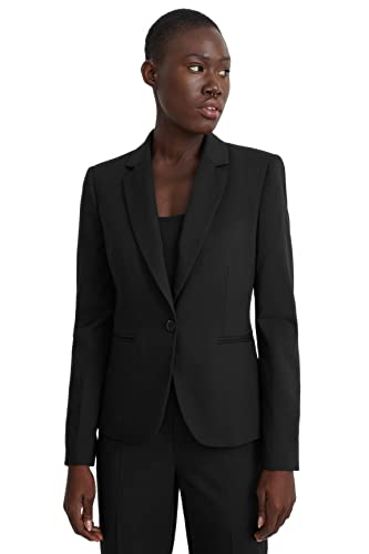 C&A Damen Blazer Stretch|Viskose|Polyester schwarz 44