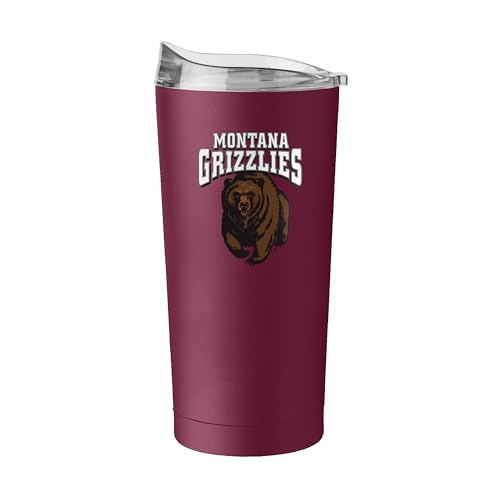 Image of Logo Brands NCAA 20 oz Powder Coat Stainless Tumbler -Double-Wall Insulated Everday Tumbler for Hot or Cold Drinks, High Lip Lid, Team Color