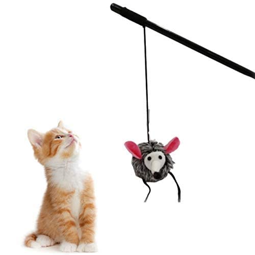 RvPaws Cat Teaser Playing Mice Stick with Sound for Cat and Kitten (B09J29MJKR) Amazon Price History, Amazon Price Tracker