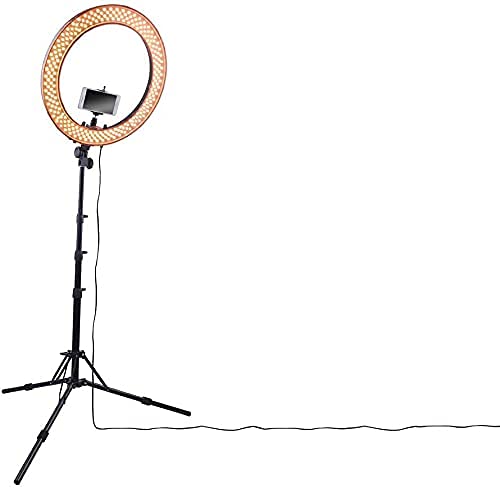 FACAZ Produkte Kamera-Foto-Video-Beleuchtungs-Kit Ringlicht LED-Fotografie-Aufhellungslicht RL-18 Ring-Fotografielicht…