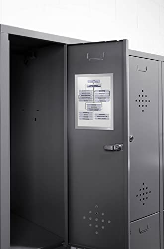 Durable Duraframe Magnetic Frame | A4 Format In Silver | Pack Of 5 Frames | Document Frame For Professional Internal Signage #TOP4