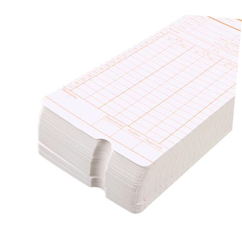 Cartes de pointage Sewroro papier cartonné pour un suivi du temps sans erreur