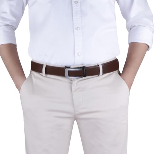 Image of Labnoft Men's PU Leather Auto-lock Belt