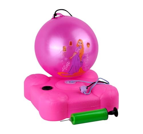 Image of Princess Reflex Soccer Ball Solo Training Kit for Girls - Indoor & Outdoor Football Game with Recoil Action Return - Skill Building Sports Toy| Birthday Gift for Kids Age 3+ (Pink)