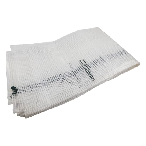 Robuste Gewächshausabdeckung für Pflanzenschutz, transparentes PVC, praktische Aufbewahrungslösungen, für begrenzte Gartenflächen (Weiß)