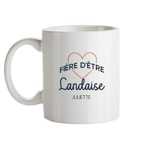CADEAUX.COM - Mug Personnalisable -Fière d'être Landaise - Mug Céramique