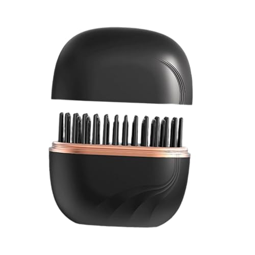 Cepillo Alisador de Pelo Inalámbrico Portátil Negro miniatura 7