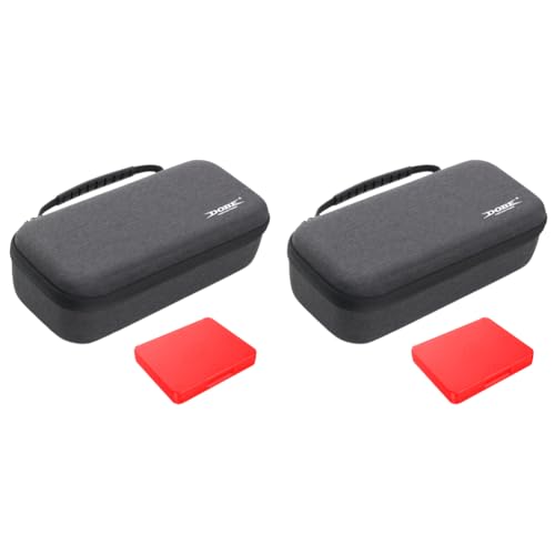 Funda de tela Oxford gris oscuro para Interruptor 2 con ranuras de juego