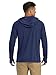 MAGCOMSEN Mens Long Sleeve Hoodie for Men Rash Guards Sun Shirts UV Protection with Hooded Fishing Athletic T-Shirt Workout Shirts Navy