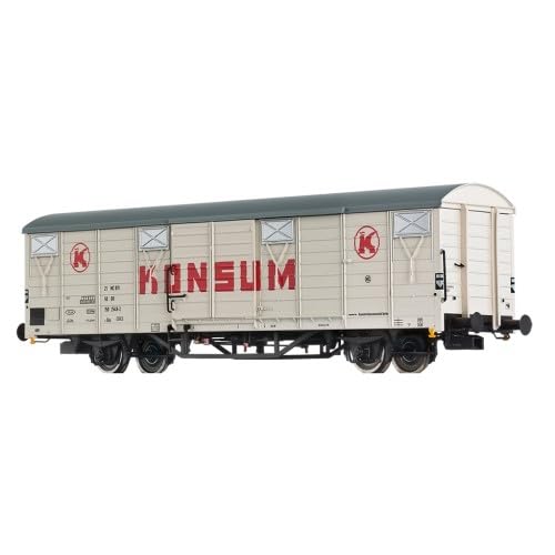 Brawa H0 Güterwagen DR Ep.IV 'Konsum' 21 50 150 2549-2 Metallic