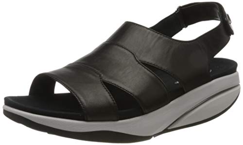 MBT Malin W, Sandalias con Punta Abierta Mujer, Negro (Black 03i), 37...