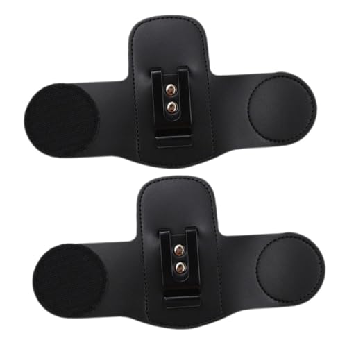 COSMEVIVI 2 Piezas Bolsa De Almacenamiento De Soporte Para Para Enfermera Estuche De Para Médicos Cinturón Porta Black Pu