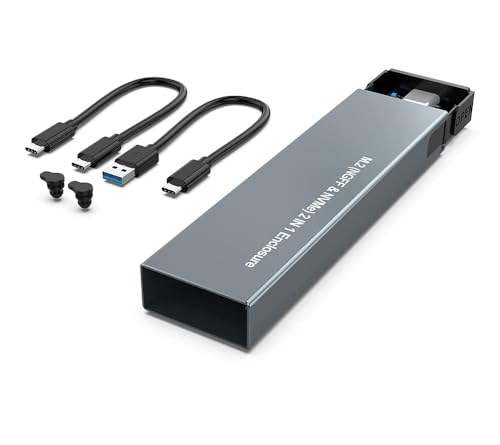 Caja externa para SSD M.2 NVME SATA aluminio USB 3.2 Gen 2 miniatura 1