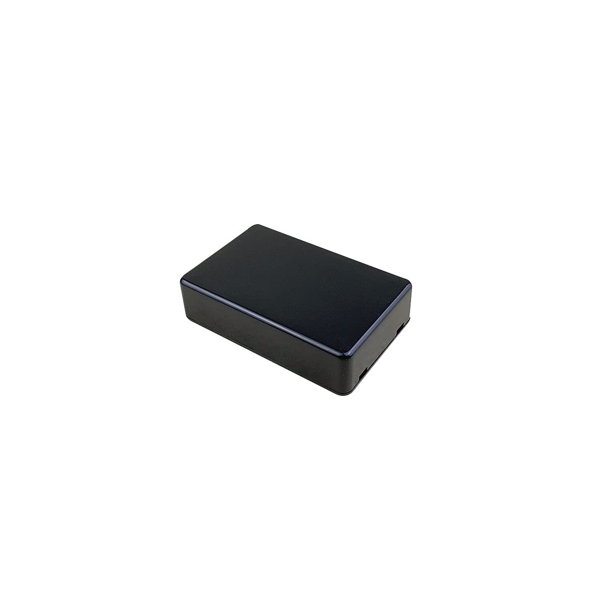 ABS Junction Box, 70x45x18mm Dustproof Outdoor Project Power Box Cable Connection Protective Enclosure, Black, 2 Pcs