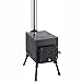 Idpaggg Estufa de Camping, Estufa de Tienda, Estufa de leña, Estufa de Cohetes, Horno de leña al Aire Libre, Mini Estufa de leña, Estufa de Camping para Camping Senderismo Cocinar Picnic BBQ