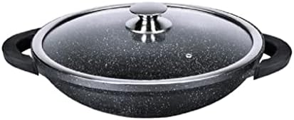 Kamberg - Wok 36 cm - Fonte d'Aluminium - Revêtement Type Pierre ...