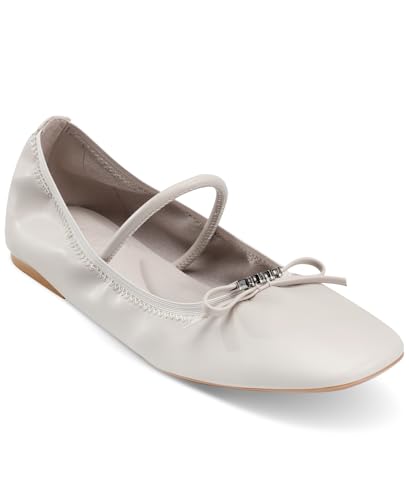 DKNY Women's Footwear Dale - Ballet Flat 5,Soft White, 7