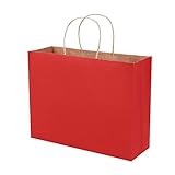 10 Stück Papiertragetaschen Wiederverwendbare kraftpapiertüten Papiertüten Griff Papiertaschen Tüten Geschenktüten Tragetaschen für Geburtstag Hochzeit Weihnachtsfeier Einkaufen Babyparty Brautdusche
