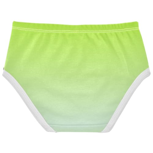 Joisal Lemon Green Elegant Blue Gradient Girls Underwear Toddler 2t Cotton Panties Little Girl Designer Briefs Undies Kids2