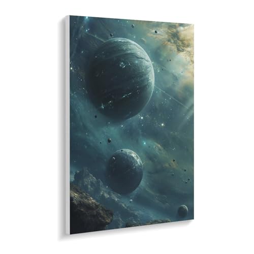 数字油絵 ラッセン 宇宙星空惑星 デジタル油絵 数字キットによる絵画 DIY絵 手塗り 夢のような光景 SF スタイル 数字キット塗り絵 壁飾り ホーム オフィス装飾 数字塗り絵 手工芸 初心者 大人 子供 贈り物 45×60cm