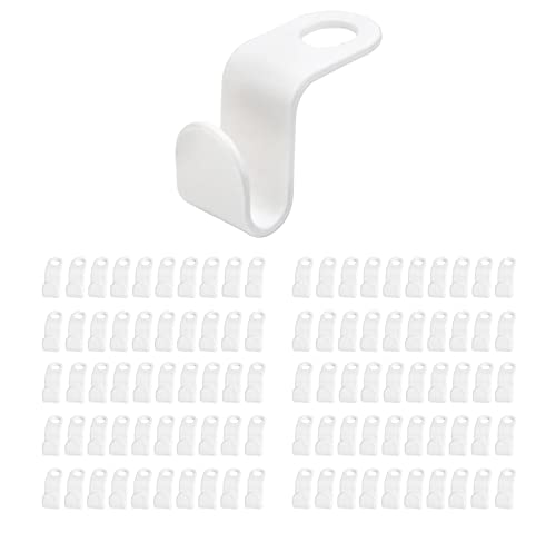Hanger Connector Hooks – 100-Pack Clothes Hanger Connector Hooks – Space-Saving Hanger For Closet Organizer – Cascading Space Saver Hangers For Small Space Organization And Closet #TOP17