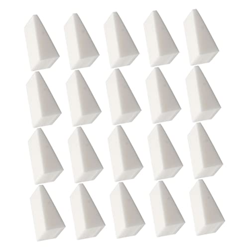 MUSISALY 20Pcs Gradient Color Nail Art Sponges Soft Makeup Wedges for Easy Nail Design Cosmetic Application Gentle Multi Use Beauty Tool for Gradient Nail Art Makeup Techniques