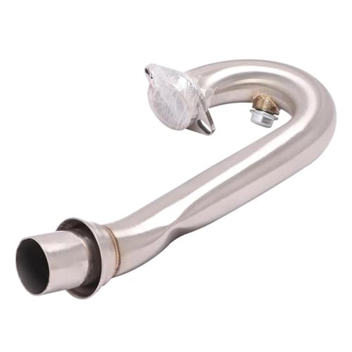 Tuyau liaison avant moto en titane premium pour silencieux Duke 390 et RC390 argent