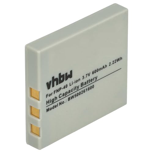 vhbw 1x Akku kompatibel mit Creative Vado Video Cam Videokamera Camcorder (500 mAh, 3,6 V, Li-Ion) - Ersatz für CAS101