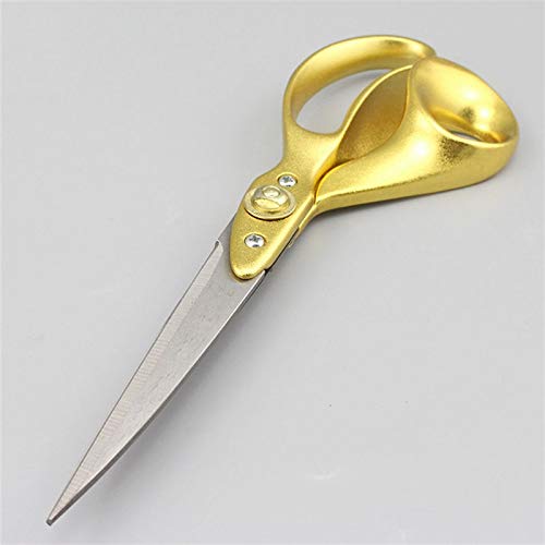 RTHGTFJD Ciseaux Ciseaux à Coudre de l'acier Inoxydable de 9"Ciseaux de Couture d'acier Inoxydable 9" for Outils de Ciseaux de Ciseaux de Couture for Ciseaux de Couture (Color : Silver)