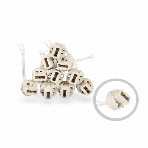 10 pièces HAL-G9 - halogène G9 VDE haute tension 190-230V céramique