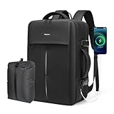 UMydeal Mochila Vacpack com vácuo, expansível a vácuo a ar para viagem, mochilas de compressão de 60 L com bomba/porta de carregamento USB, mochila impermeável para laptop para homens/mulheres