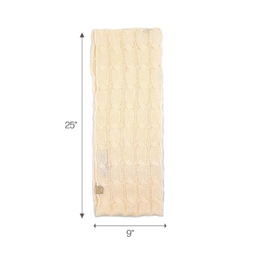 C.C Kids Cable Knit Infinity Scarf For Boys Girls - Comfortable Soft Warm Children Youth Knit Muffler2