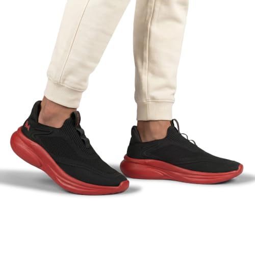 Image of Neeman's RapidBreeze Vigor Slip On Shoes for Men | Breathable Knit Casual Sneakers | Lightweight Cushioned Walking Shoes | Comfortable, Travel & Office Footwear