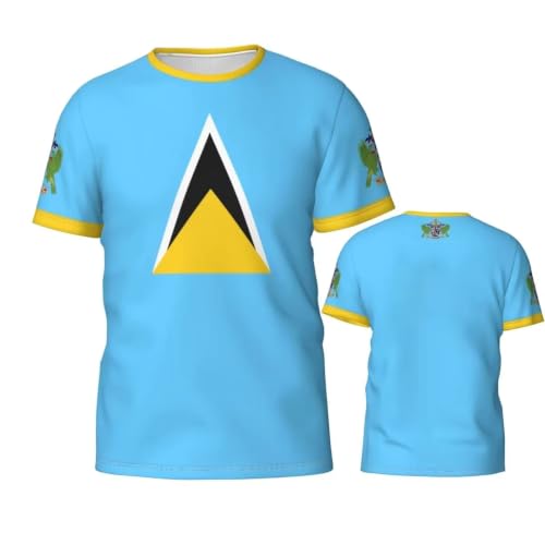 T-Shirt d'Entraînement de Foot Sainte-Lucie pour Vos Matchs et Sessions Sport