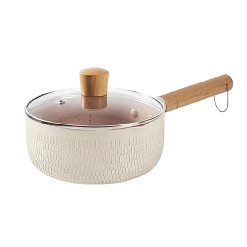 1pc Blue/Green/White Non Stick Pan Milk Food Pot Snow Frying and Boiling Integrated Induction Cooker Gas Universal